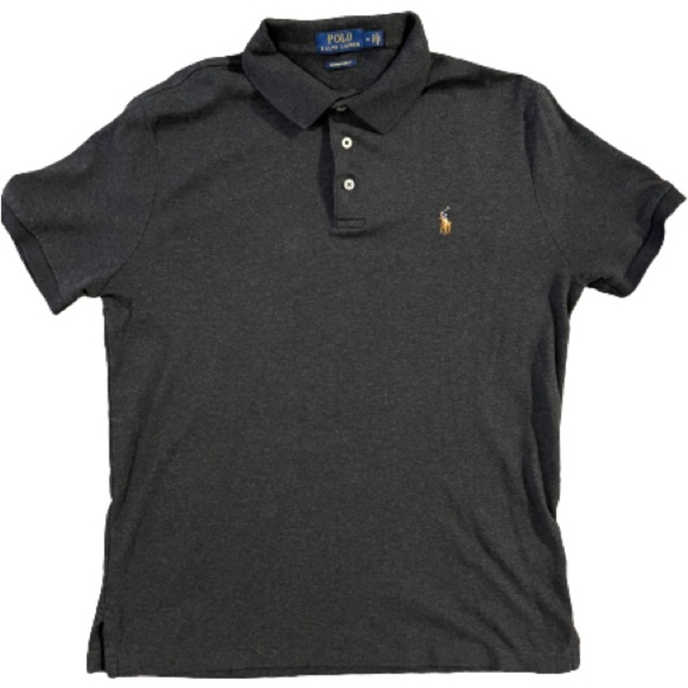 Men’s Gray Slim Fit Polo size Medium
